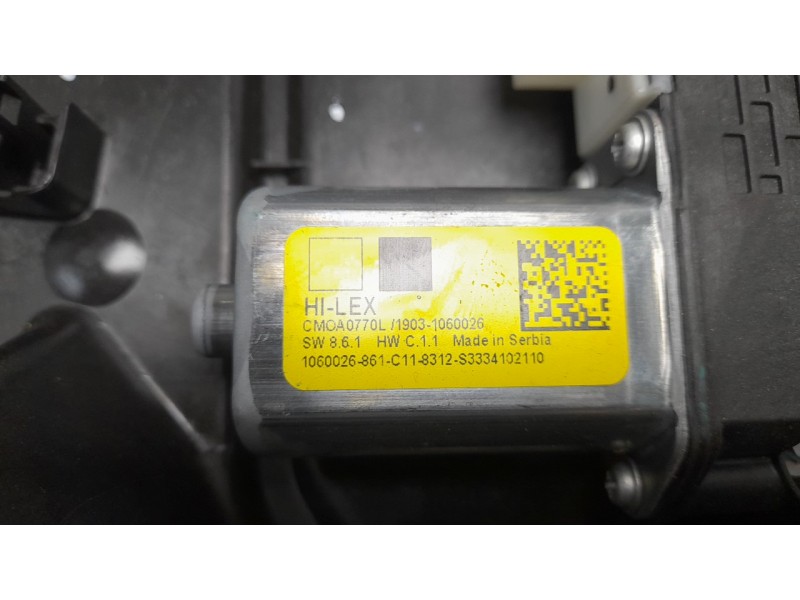 Recambio de elevalunas trasero izquierdo para bmw serie 1 lim. (f40) 120i referencia OEM IAM 5A02FA702  