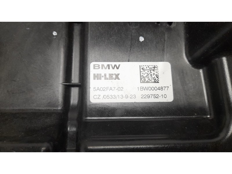 Recambio de elevalunas trasero izquierdo para bmw serie 1 lim. (f40) 120i referencia OEM IAM 5A02FA702  