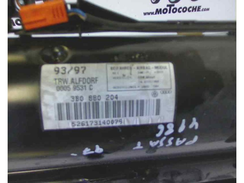 Recambio de airbag delantero derecho para volkswagen passat berlina (3b3) referencia OEM IAM 3B0880204 00059531C 4986