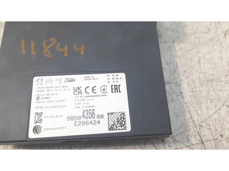 Recambio de modulo electronico para opel corsa f gs referencia OEM IAM 9850435680 AMD148765 
