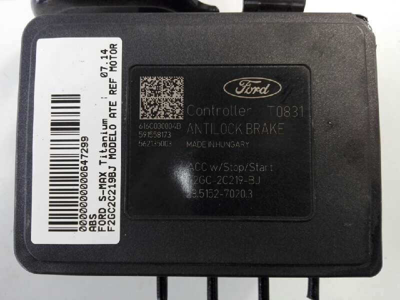 Recambio de abs para ford s-max titanium referencia OEM IAM F2GC2C219BJ 616C030004B 28515270203
