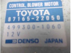 Recambio de resistencia calefaccion para toyota lexus is 200 (gxe10) 2.0 cat referencia OEM IAM 4993001060 8716522050  2