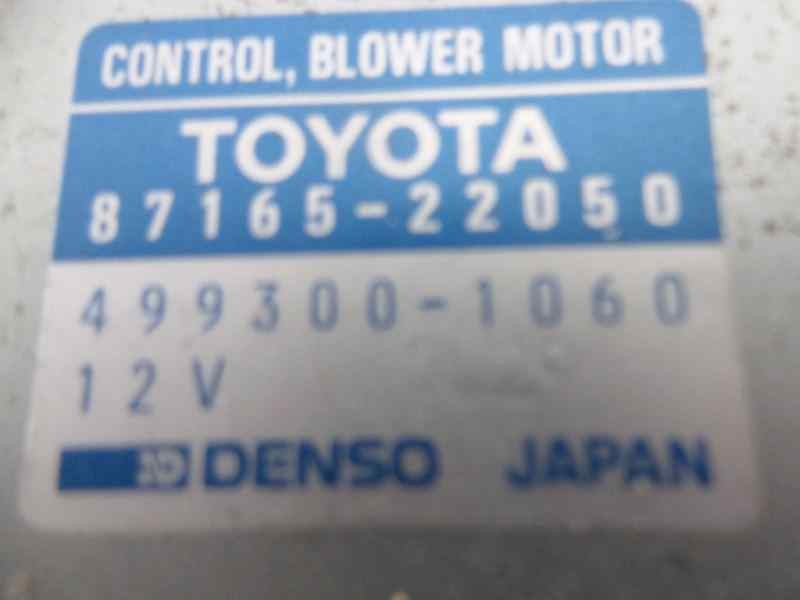 Recambio de resistencia calefaccion para toyota lexus is 200 (gxe10) 2.0 cat referencia OEM IAM 4993001060 8716522050 