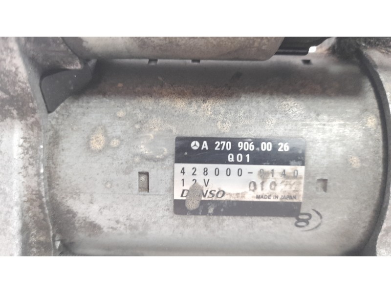 Recambio de motor arranque para mercedes-benz clase b (w246) b 200 cdi be (246.201) referencia OEM IAM A2709060026 ARF201304HQ 