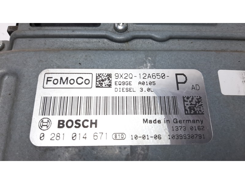 Recambio de centralita motor uce para jaguar xf 3.0 v6 diesel s premium luxury referencia OEM IAM 9X2Q12A650PAD 0281014671 