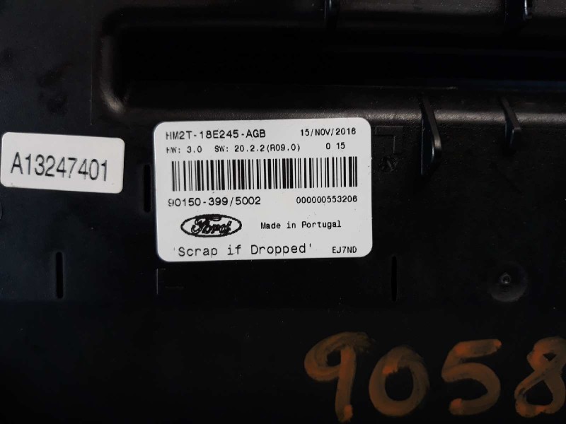 Recambio de mando climatizador para ford s-max titanium referencia OEM IAM HM2T18E245AGB  