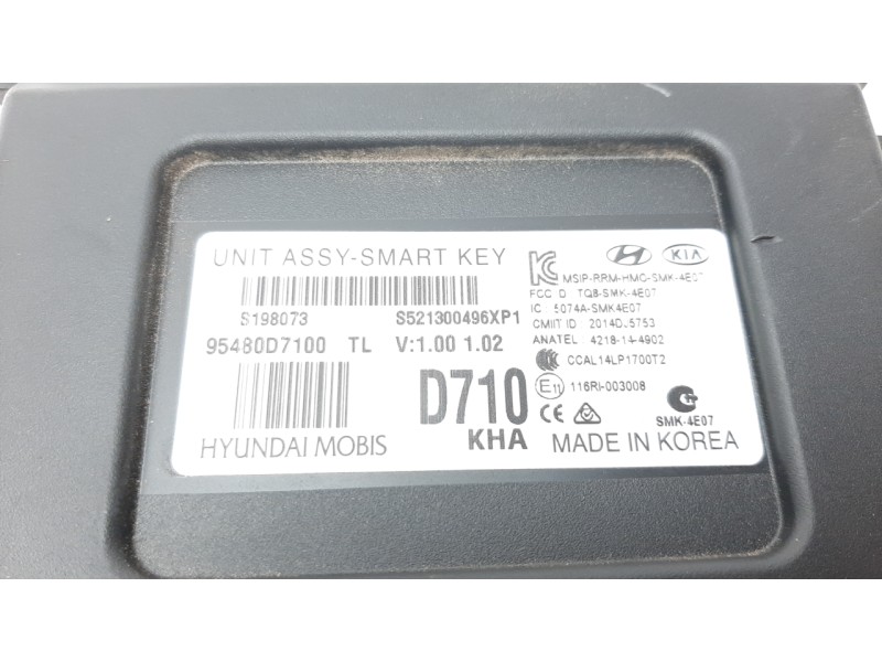 Recambio de modulo electronico para hyundai tucson 2.0 crdi cat referencia OEM IAM 95480D7100  