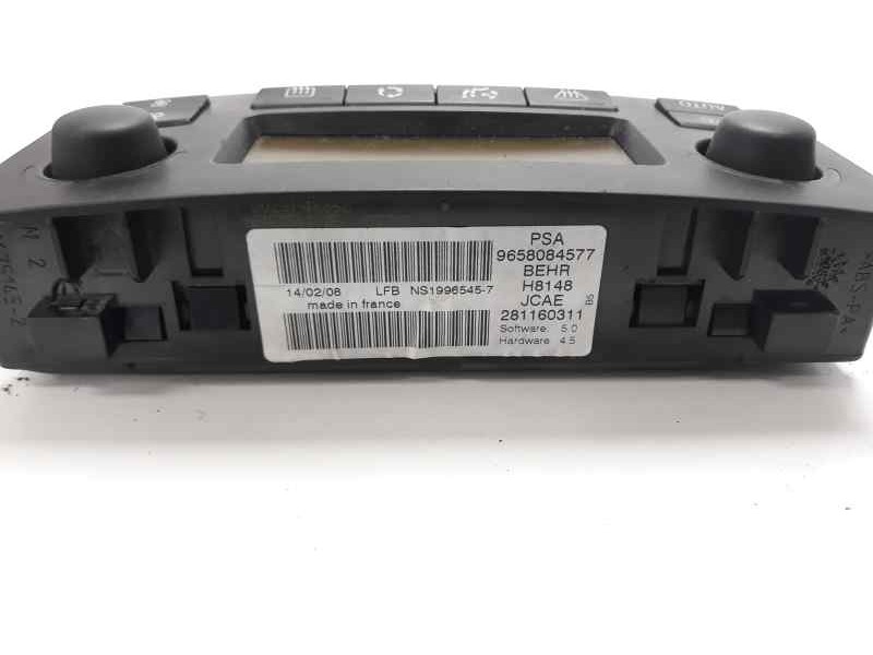 Recambio de mando climatizador para citroen c4 berlina collection referencia OEM IAM 9658084577  