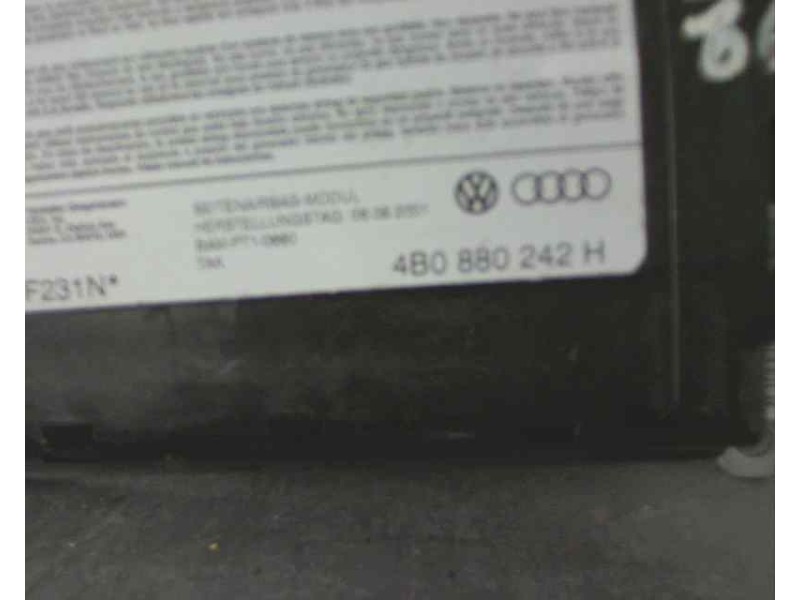 Recambio de airbag lateral delantero derecho para audi a6 berlina (4b2) 3.0 v6 30v cat (asn) referencia OEM IAM 4B0880242H  6674