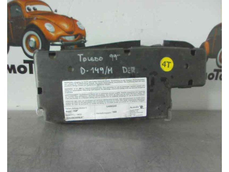 Recambio de airbag lateral delantero derecho para seat toledo (1m2) referencia OEM IAM 1J4880240  149/M