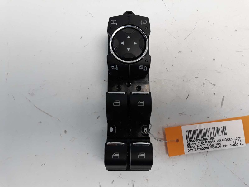 Recambio de mando elevalunas delantero izquierdo para ford s-max titanium referencia OEM IAM DG9T14540DDW  