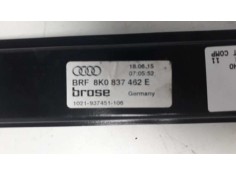Recambio de elevalunas delantero derecho para audi a4 ber. (b8) basis referencia OEM IAM 8K0837462E 106022815  2