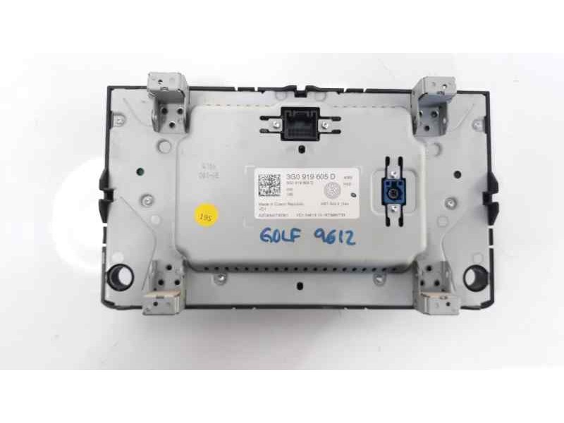 Recambio de pantalla multifuncion para volkswagen golf vii variant (bv5) advance bmt referencia OEM IAM 3G0919605D  