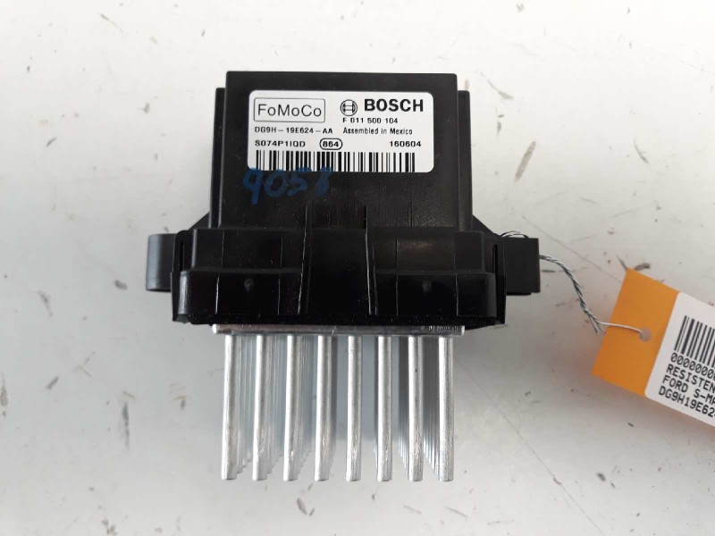 Recambio de resistencia calefaccion para ford s-max titanium referencia OEM IAM DG9H19E624AA F011500104 