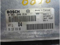 Recambio de centralita motor uce para peugeot 206 berlina xt referencia OEM IAM 9632693980 0261206216  2