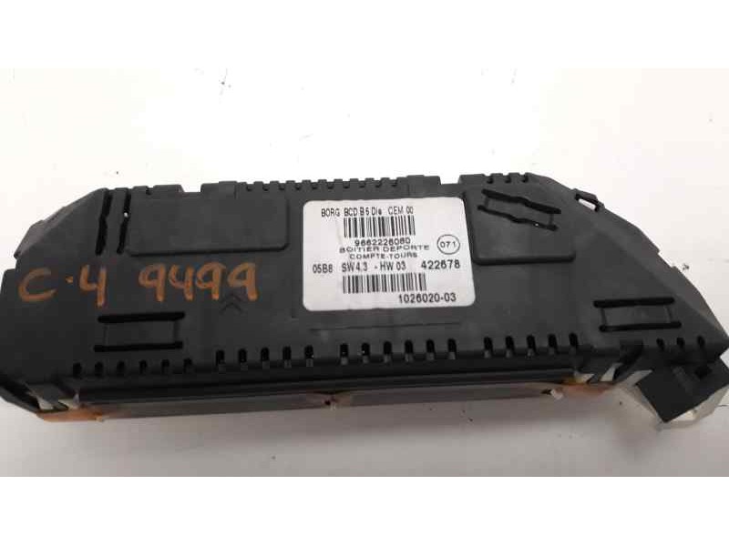 Recambio de pantalla multifuncion para citroen c4 berlina collection referencia OEM IAM 9662226080  