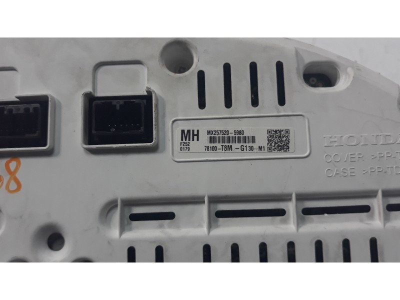 Recambio de cuadro instrumentos para honda hr-v (..) 1.6 dtec cat referencia OEM IAM 78100T7SG03 78100T8MG130 MX2575205980