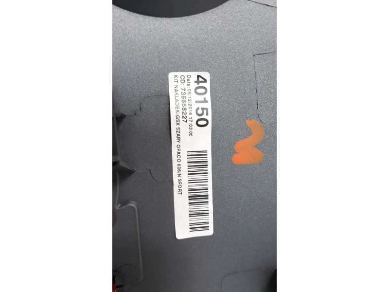 Recambio de moldura para fiat nuova 500 (150) s referencia OEM IAM 735619848 735658227 