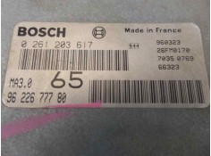 Recambio de centralita motor uce para peugeot 106 (s1) 1.0 referencia OEM IAM 9622677780 0261203617  2