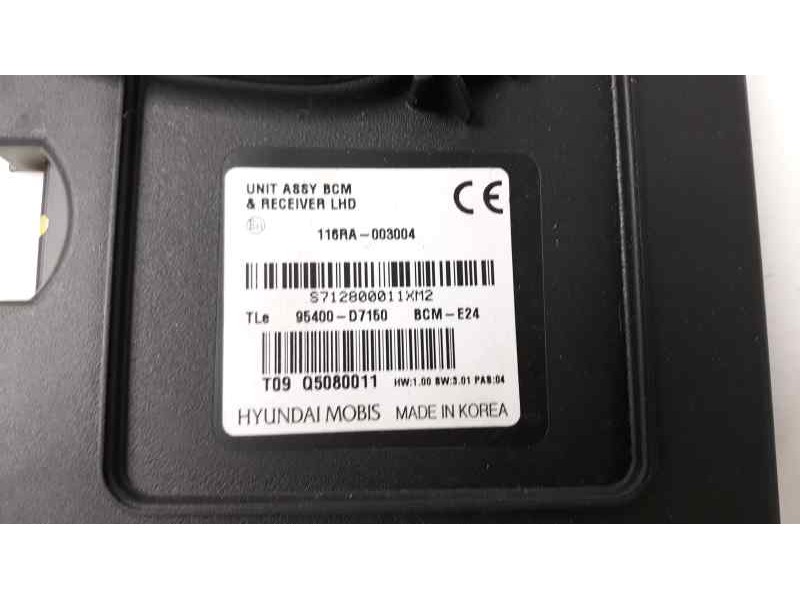 Recambio de modulo electronico para hyundai tucson klass bluedrive referencia OEM IAM 95400D7150 116RA003004 