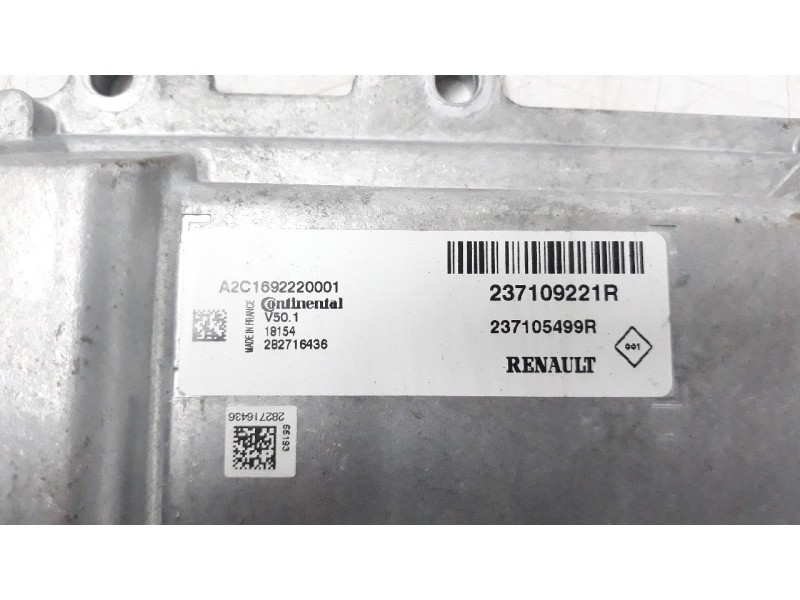 Recambio de centralita motor uce para renault captur 0.9 energy referencia OEM IAM 237109221R  