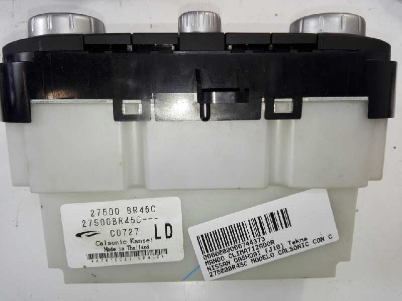 Recambio de mando climatizador para nissan qashqai (j10) tekna referencia OEM IAM 27500BR45C  