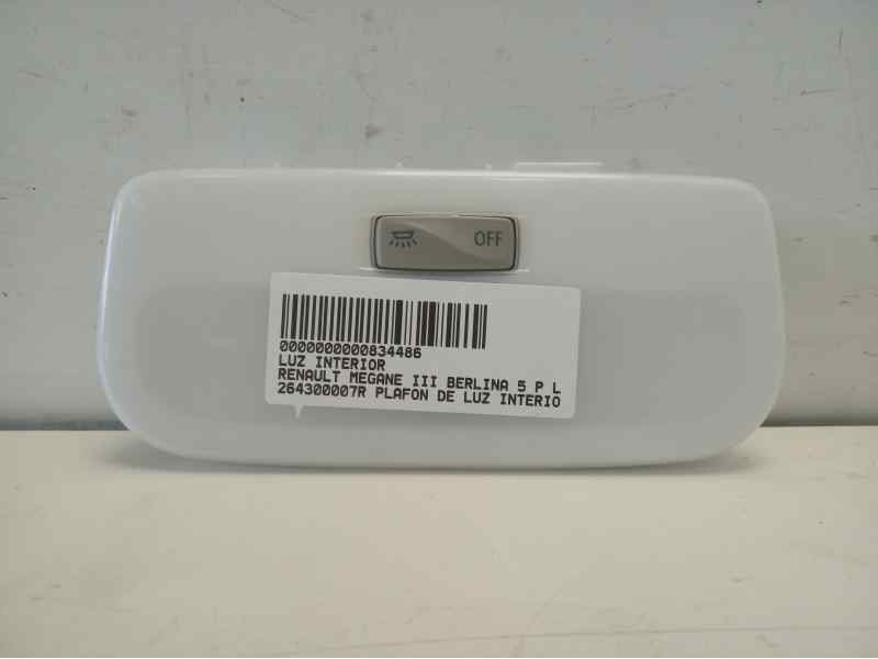 Recambio de luz interior para renault megane iii berlina 5 p limited referencia OEM IAM 264300007R  