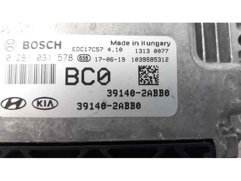 Recambio de centralita motor uce para hyundai tucson klass bluedrive referencia OEM IAM 391402ABB0 0281031578 