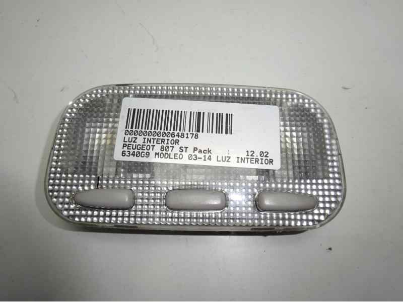 Recambio de luz interior para peugeot 807 st pack referencia OEM IAM 6340G9  