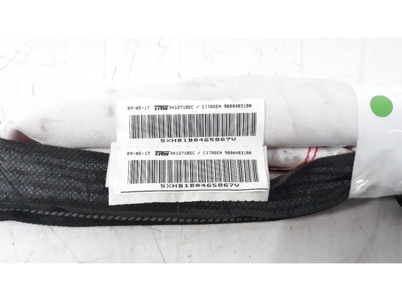Recambio de airbag cortina delantero derecho para citroen c4 picasso shine referencia OEM IAM 9800483180  