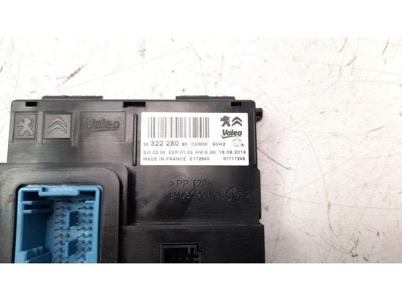 Recambio de modulo electronico para citroen berlingo 1.5 blue-hdi fap referencia OEM IAM 9832228080  