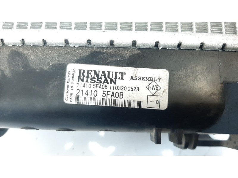 Recambio de radiador agua para renault captur ii 1.0 tce referencia OEM IAM 214105FA0B  