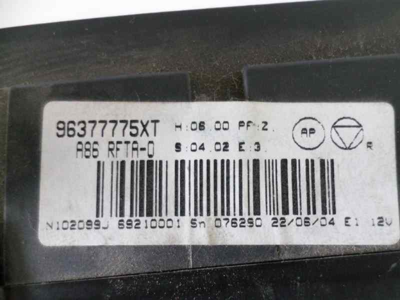 Recambio de mando climatizador para citroen c3 1.4 hdi audace referencia OEM IAM 96377775XT  