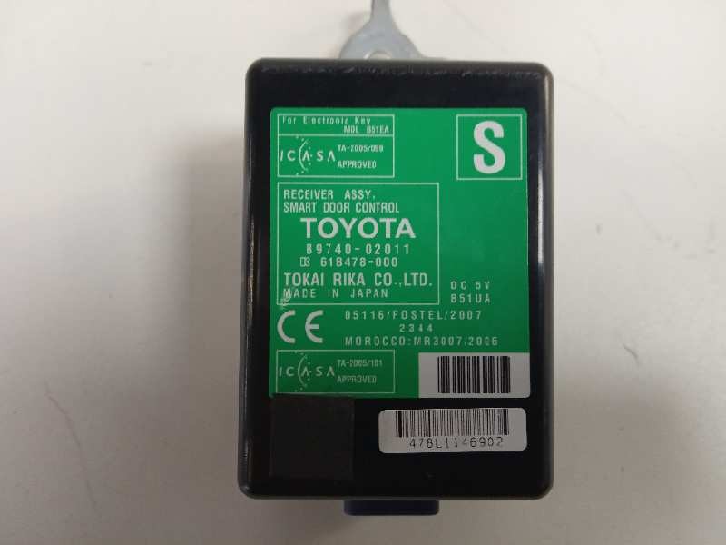 Recambio de centralita inmovilizador para toyota auris hybrid active referencia OEM IAM 8974002011  