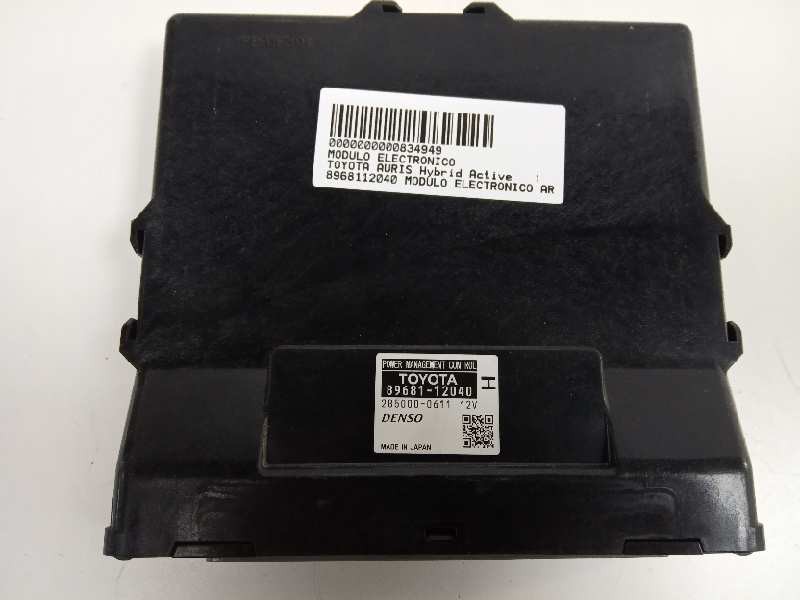 Recambio de modulo electronico para toyota auris hybrid active referencia OEM IAM 8968112040  