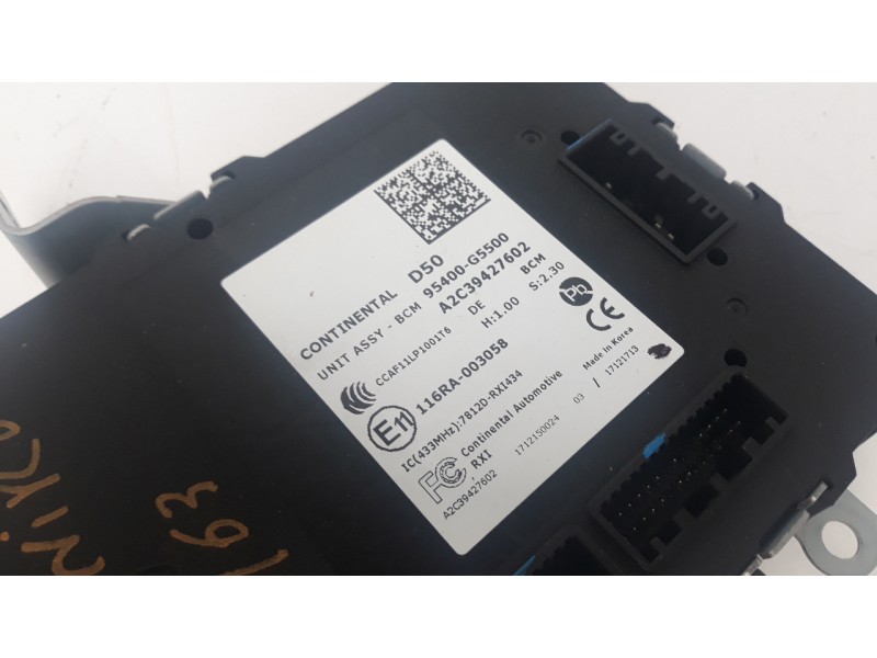 Recambio de modulo electronico para kia niro referencia OEM IAM 95400G5500 A2C39427602 