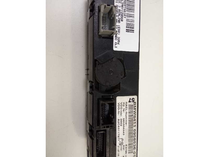 Recambio de mando climatizador para bmw serie 3 berlina (e90) 320d referencia OEM IAM 695853601  