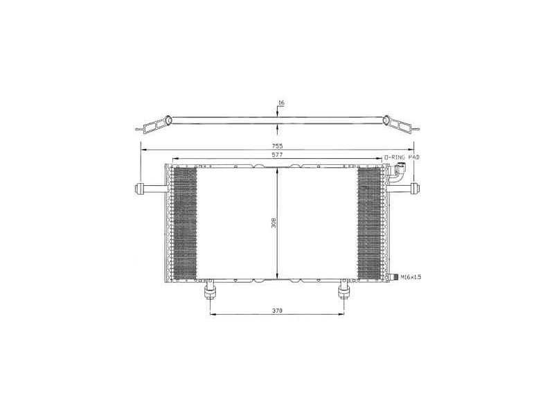 Recambio de condensador / radiador aire acondicionado para opel frontera b limited referencia OEM IAM 97144202 35366 