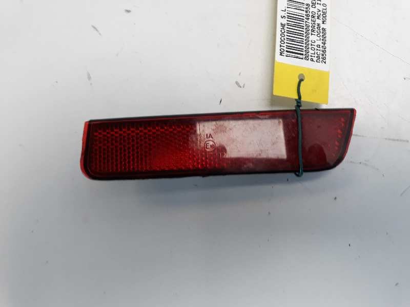 Recambio de piloto trasero derecho para dacia logan mcv ii sl audacia referencia OEM IAM 265604000R  
