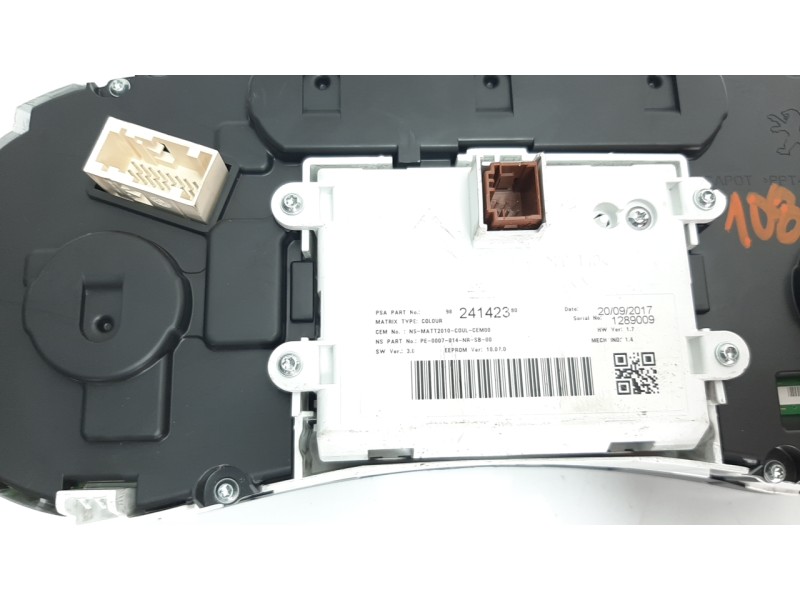 Recambio de cuadro instrumentos para peugeot 508 2.0 blue-hdi fap referencia OEM IAM 9824815280  