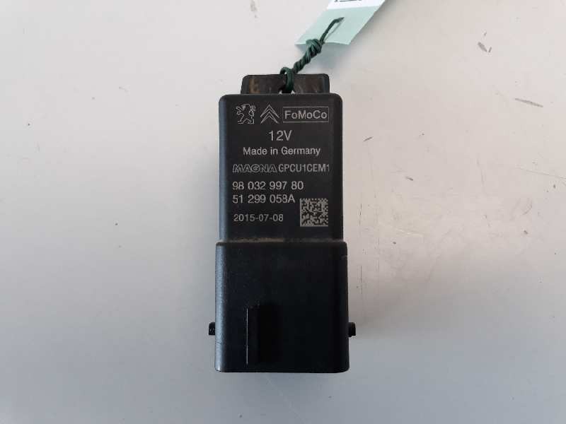 Recambio de rele para citroen c-elysée exclusive referencia OEM IAM 9803299780 51299058A 