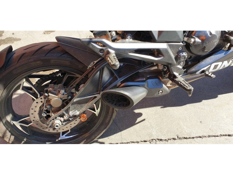 Recambio de silenciador trasero para zontes motorcycles zt125 zt 125-u referencia OEM IAM   