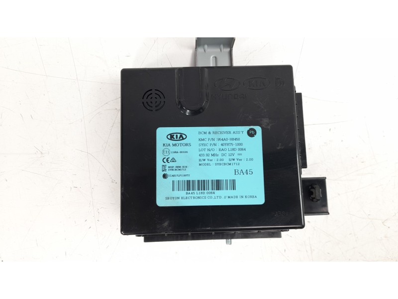Recambio de modulo electronico para kia stonic (ybcuv) 1.0 tgdi cat referencia OEM IAM 954A0H8450 40Y8T51000 