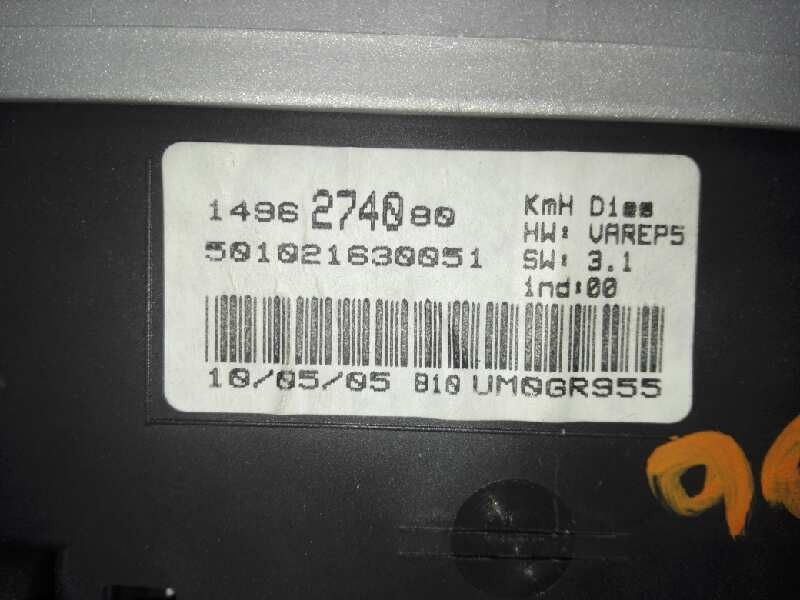 Recambio de cuadro instrumentos para peugeot 807 st pack referencia OEM IAM 1496274080 501021630051 UMGR955