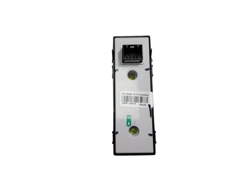 Recambio de mando elevalunas trasero derecho para hyundai i30 (pd) 1.0 tgdi cat referencia OEM IAM 93581G3010  