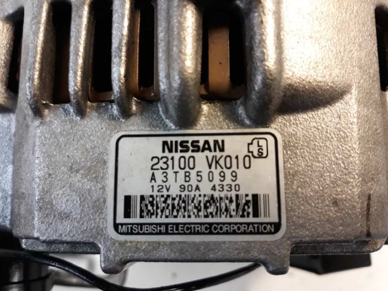 Recambio de alternador para nissan pick-up (d22) cabina doble challenge 4x4 referencia OEM IAM 23100VK010 A28333 