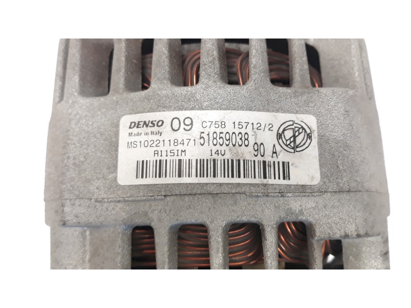 Recambio de alternador para fiat bravo (198) 1.4 16v cat referencia OEM IAM 51859038 ALF101103HQ A12125