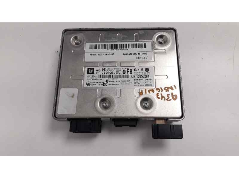 Recambio de modulo electronico para opel insignia berlina selective referencia OEM IAM 13353284  