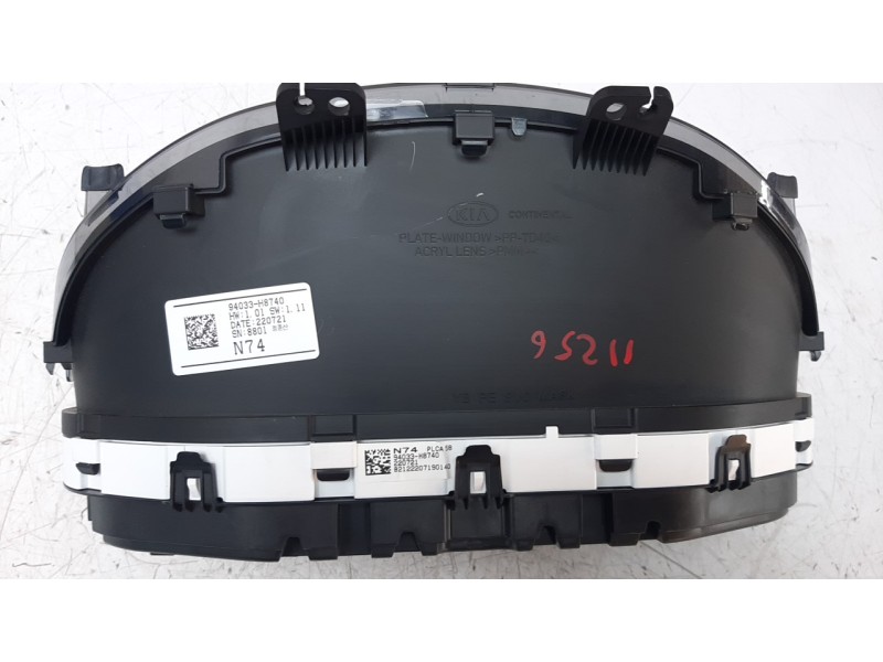 Recambio de cuadro instrumentos para kia stonic (ybcuv) 1.0 tgdi cat referencia OEM IAM 94033H8740  