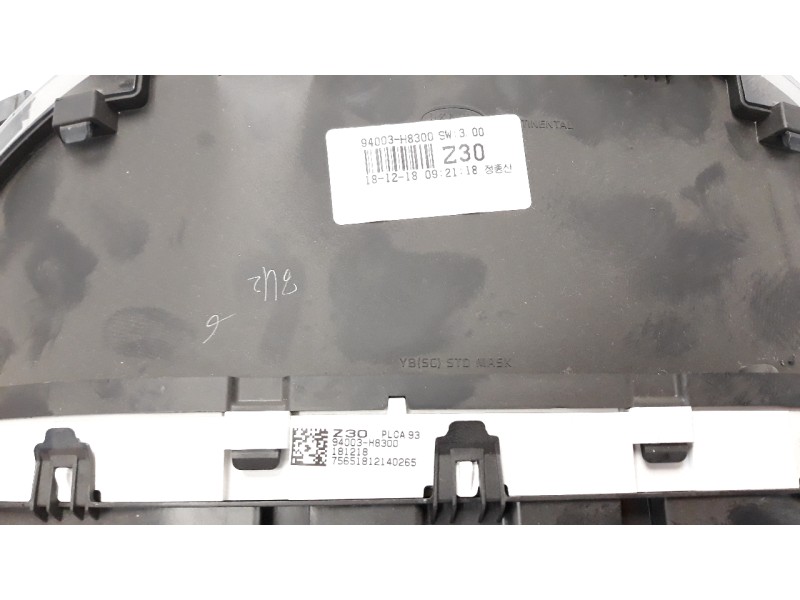 Recambio de cuadro instrumentos para kia stonic (ybcuv) 1.0 tgdi cat referencia OEM IAM 94003H8300  